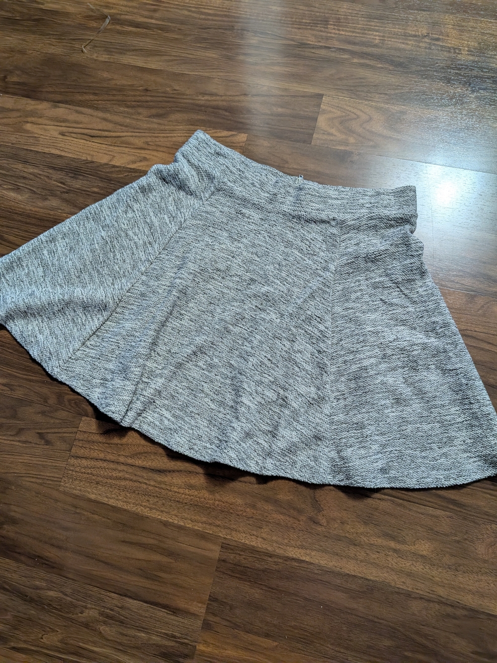 Divided Heather Gray Circle Skater Skirt